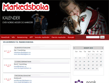Tablet Screenshot of markedsboka.no